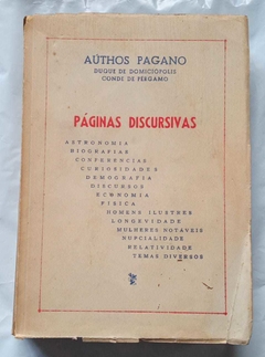 Páginas Discursivas - Astronomia - Biografias - Conferências.... - Authos Pagano - Duque De Domiciopolis