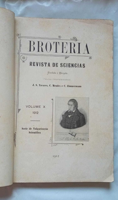 Broteria - Revista De Sciencias Vol X - J S Tavares - C Mendes - C Zimmermann - comprar online