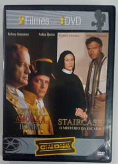 DVD - 2 FILMES EM 1 DVD- ENTRE O AMOR E A HONRA E STAIRCASE
