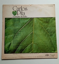LP - CARLOS PITA - CORAÇÃO DE INDIO - COM ENCARTE - 1981 - comprar online