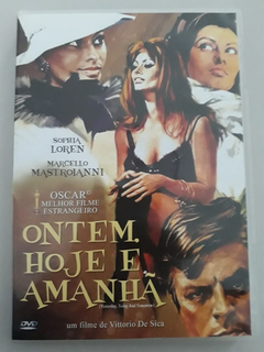 Dvd- Ontem Hoje E Amanhã - Sophia Loren - Marcello Mastroian