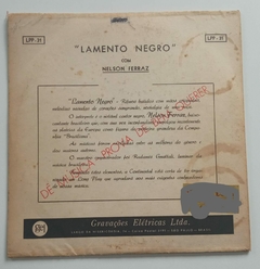 LP -10 POLEGADAS - LAMENTO NEGRO - NELSON FERRAZ - CONTINENT - comprar online