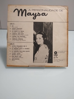 Lp - A Personalidade De Maysa - Maysa Matarazzo - Sebo Alternativa