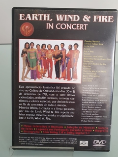 Dvd - Earth, Wind & Fire - In Concert na internet