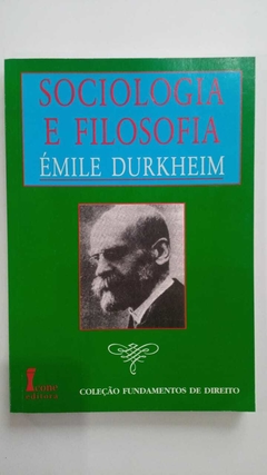 Sociologia E Filosofia - Émile Durkheim - Col Fund, De Direito