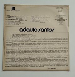 LP - ADULTO SANTOS - O SUCESSO DA NOITE PARA O DIA - 1974 - comprar online