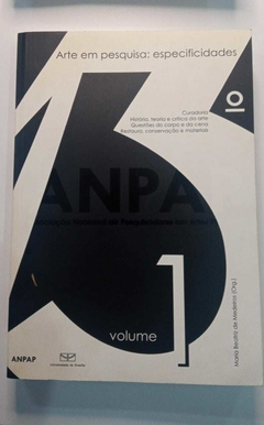 Arte Em Pesquisa - Especificidades Volume 1 - Anpap - Org. Maria Beatriz De Medeiros