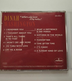 Cd - Dinah Washington - What a Diff'rence a Day Makes - comprar online