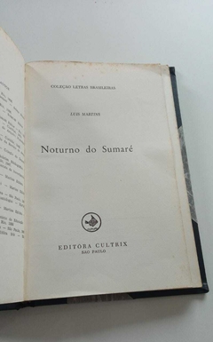 Noturno Do Sumaré - Luis Martins - Letras Brasileiras na internet