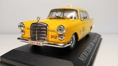 Miniatura - Táxis - Mercedes 200 - Bruxelles - 1962 - Altaya