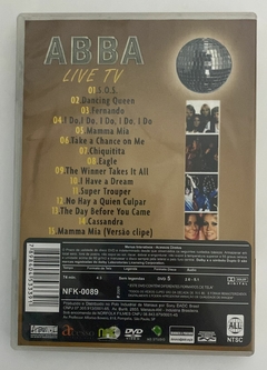 DVD - ABBA LIVE TV- COM "FERNANDO, DEANCING E CHIQUITITA" - comprar online