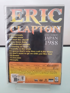 Dvd - Eric Clapton - LIVE TOKIO JAPAN 1988 - LACRADO - comprar online