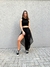 Calça feminina assimétrica de tule lótus - loja online