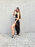 Calça feminina assimétrica de tule lótus - comprar online