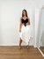Calça feminina assimétrica com fendas miami - coloridas - loja online