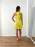 Vestido curto rendado com tule (34 36) - loja online