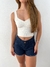 Shorts curto feminino com barra desfiada - comprar online