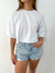 Tshirt cropped 100% algodão oversized na internet