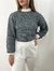 Tricot cropped gola alta