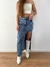 Saia midi jeans com fenda taylor - comprar online
