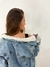 Jaqueta jeans com pelinho térmico na internet