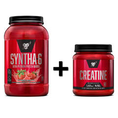 1,32kg Syntha-6 + 309g Creatina.- BSN