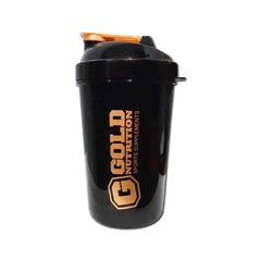 Shaker simple negro 500cc.- Gold Nutrition