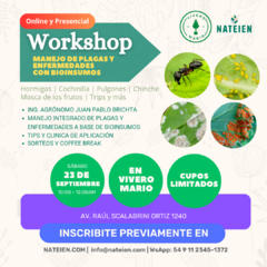 Workshop Manejo Integral de Plagas y Enfermedades - comprar online