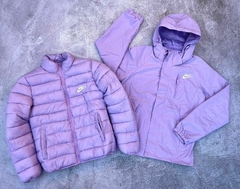 2 camperas en 1 dama. puffer y rompeviento. - comprar online