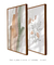 Conjunto 2 Quadros Decorativos - Abstrato Coralina B, Ramos Clivias - comprar online
