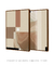 Conjunto 2 Quadros Decorativos - Abstrato Geométrico Boden I e III - comprar online