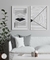 Conjunto 2 Quadros Decorativos Preto e Branco - Eras, Delineamento - comprar online