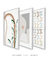 Conjunto 3 Quadros Decorativos - Abstrato Olivia II, Nuances III, Borboletas Inconstante H - comprar online