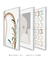 Conjunto 3 Quadros Decorativos - Abstrato Olivia II, Nuances III, Borboletas Inconstante H na internet