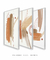 Conjunto 3 Quadros Decorativos - Abstrato Viveste 3, 5, 4 - comprar online
