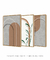Conjunto 3 Quadros Decorativos - Arcos de Camurça I e IV, Olívia II - loja online