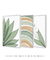 Conjunto 3 Quadros Decorativos - Palmeira Tropical B, Verano II, Florear Tropical B - Larissa Ferreira Art Quadros