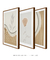 Conjunto 3 Quadros Decorativos - Vida Serena I e II, Flor Helena na internet