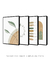 Imagem do Conjunto 4 Quadros Decorativos - Minimalista Cálido I, Arco Tropical, Temporadas, Brandura Tropical