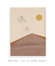 Quadro Decorativo Abstrato Deserto Geométrico - comprar online