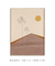 Quadro Decorativo Abstrato Deserto Geométrico - Larissa Ferreira Art Quadros