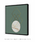 Quadro Decorativo Geométrico Marble Ball Verde - comprar online