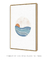 Quadro Decorativo Minimalista Aquarela Mare - loja online