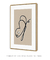 Quadro Decorativo Minimalista Line Art Borboleta - loja online