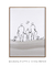 Imagem do Quadro Decorativo Minimalista Line Art Família - 3 com dogs RET