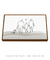 Imagem do Quadro Decorativo Minimalista Line Art Família - 3 e dog - horizontal
