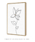Quadro Decorativo Minimalista Linha Flor II - loja online