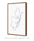 Imagem do Quadro Decorativo Minimalista One Line Art Borboleta Beatriz