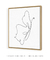 Quadro Decorativo Minimalista One Line Art Borboleta Beatriz - Q - loja online