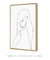 Quadro Decorativo Minimalista One Line Art Graciosa - loja online